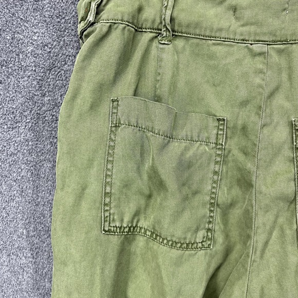 Anthropologie Pants Womens 6 Green Utility Baggy Cargo Jogger boho - Picture 14 of 16